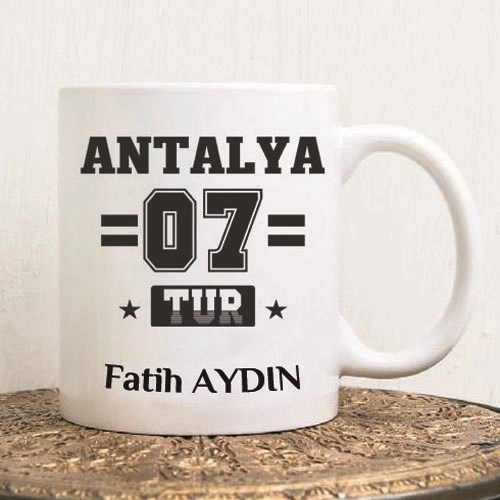 Antalya kupa bardak, Antalya  bardak baskı